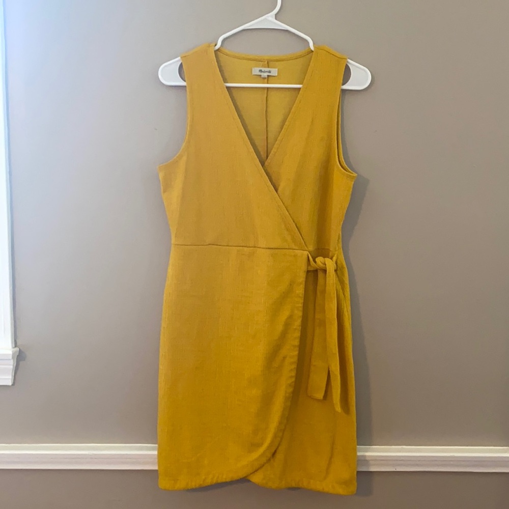 Madewell yellow dress
